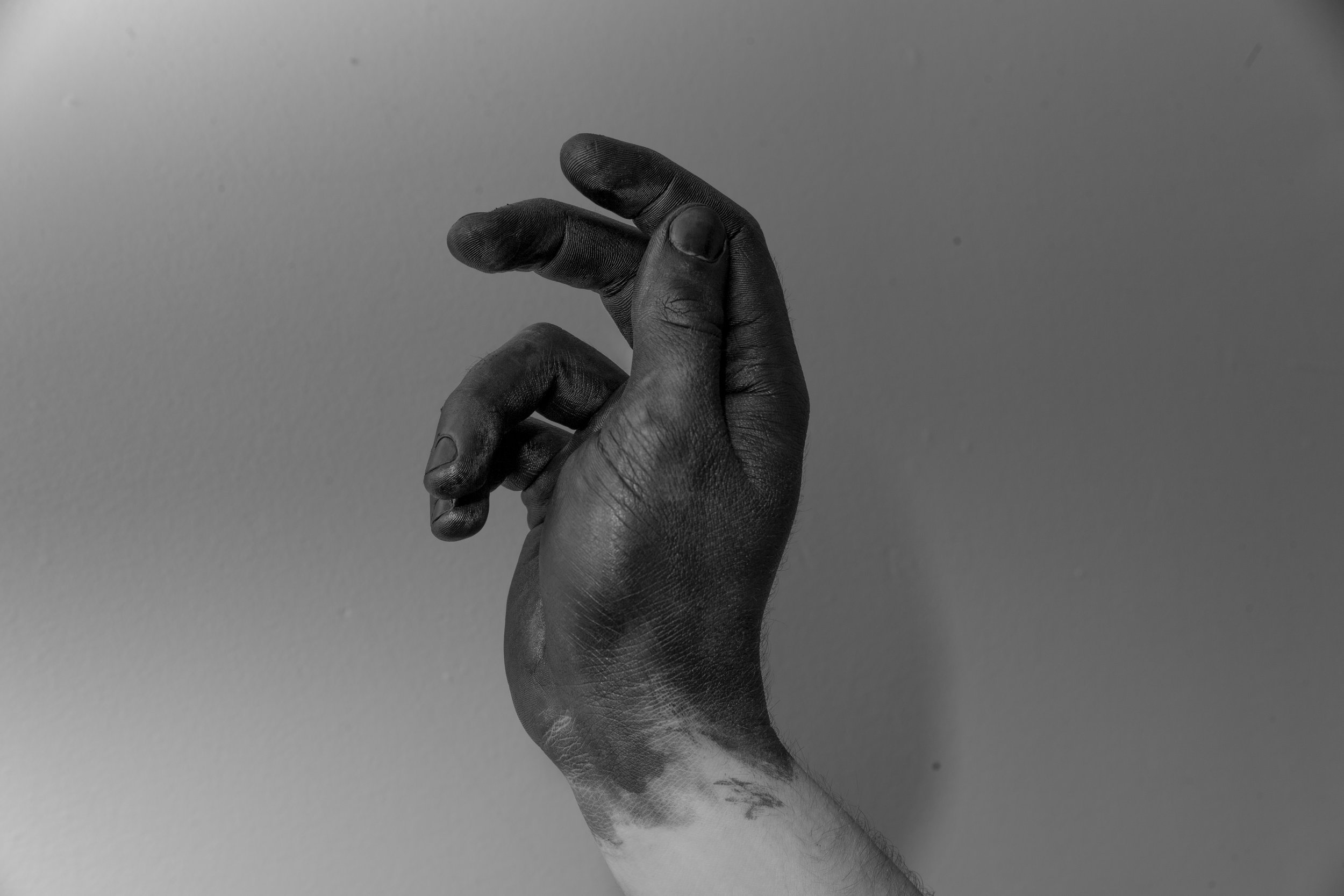 A photo of a hand